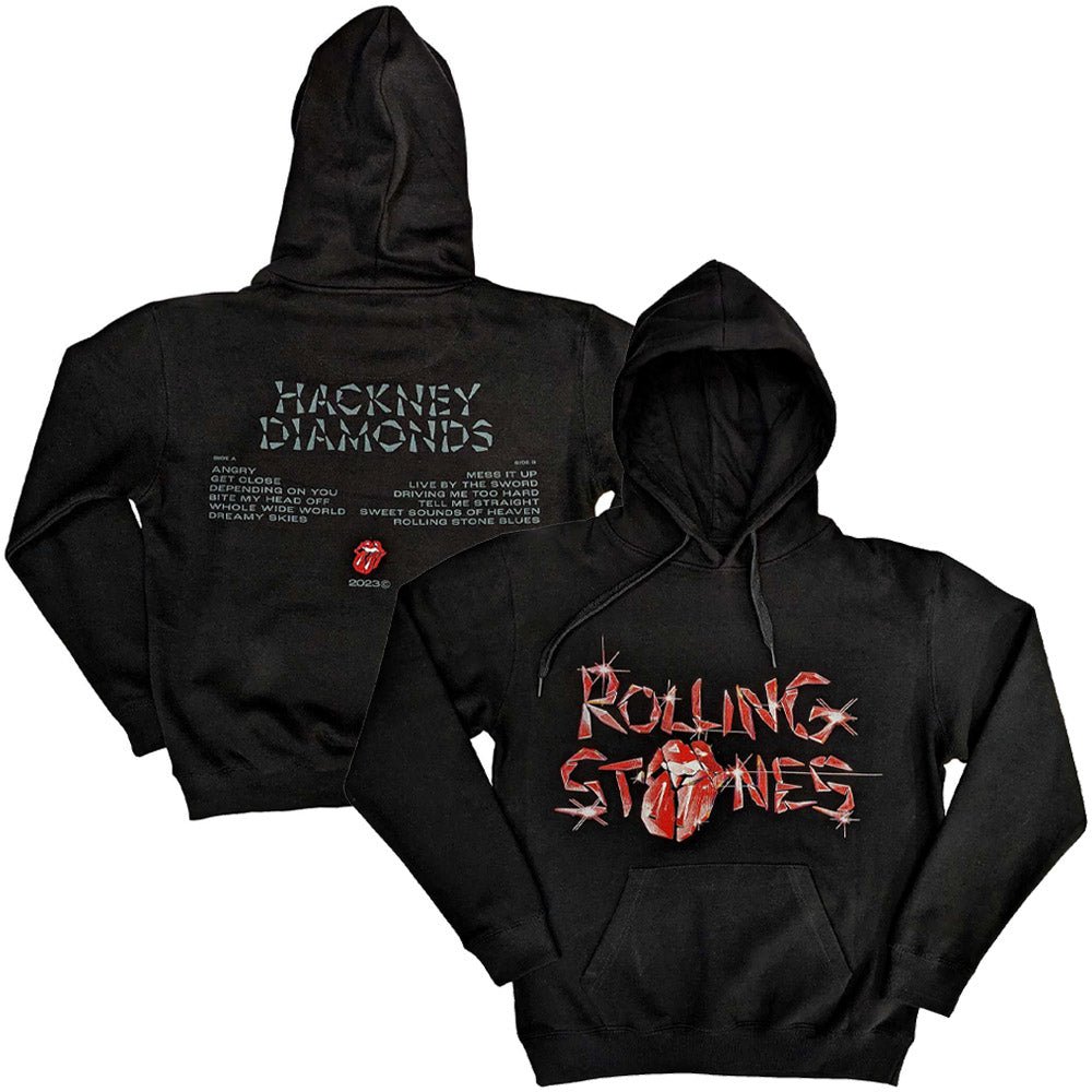 ROLLING STONES ローリングストーンズ (来日 35周年 記念 ) - Hackney Diamonds Glass Logo / バックプリントあり / パーカー・スウェット / メンズ - PGS